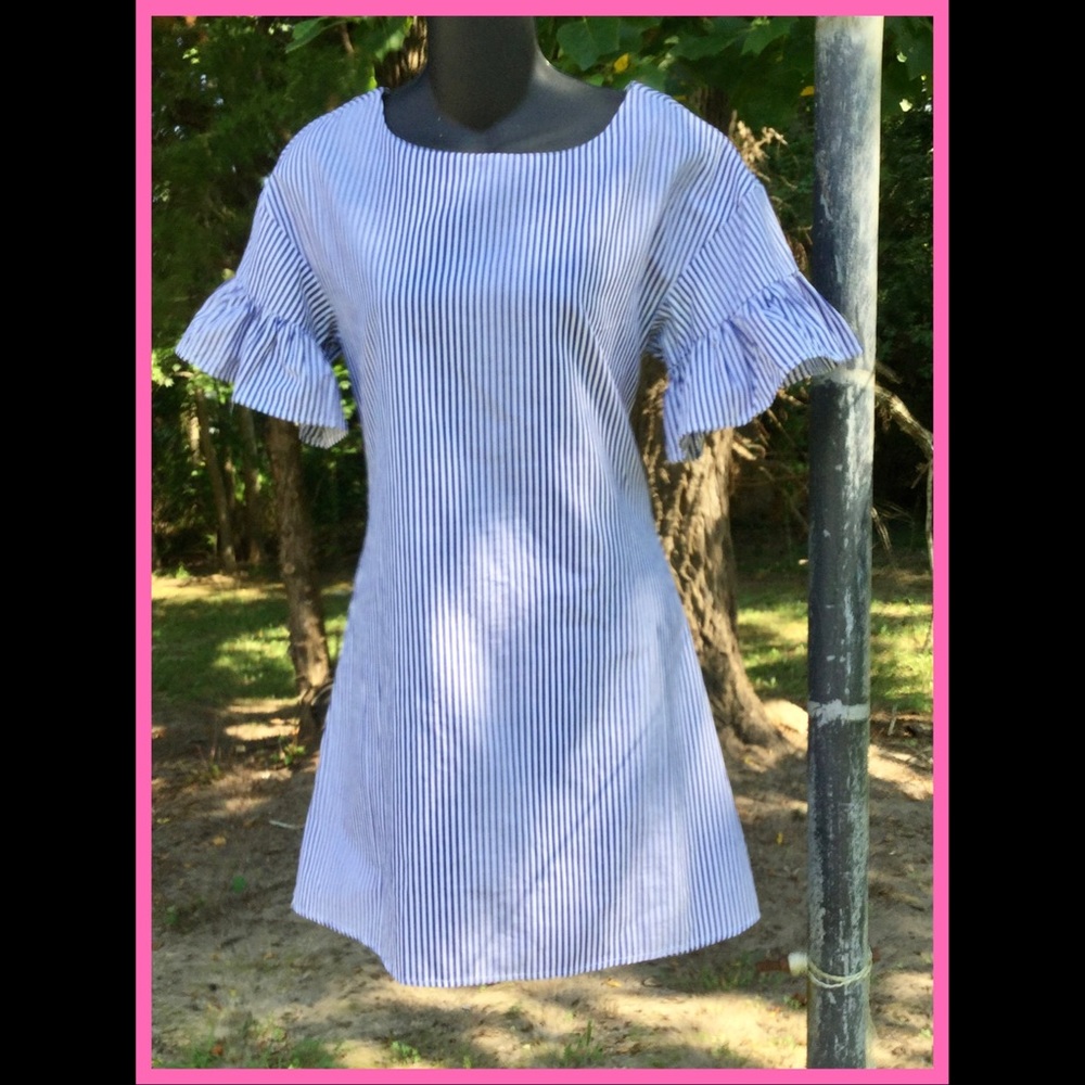 Adorable Striped Dress, sz S